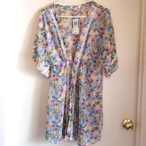 Junior's Printed Kimono Cover-Up